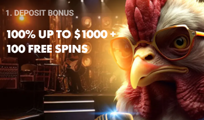 Rooster Bet Android app home screen